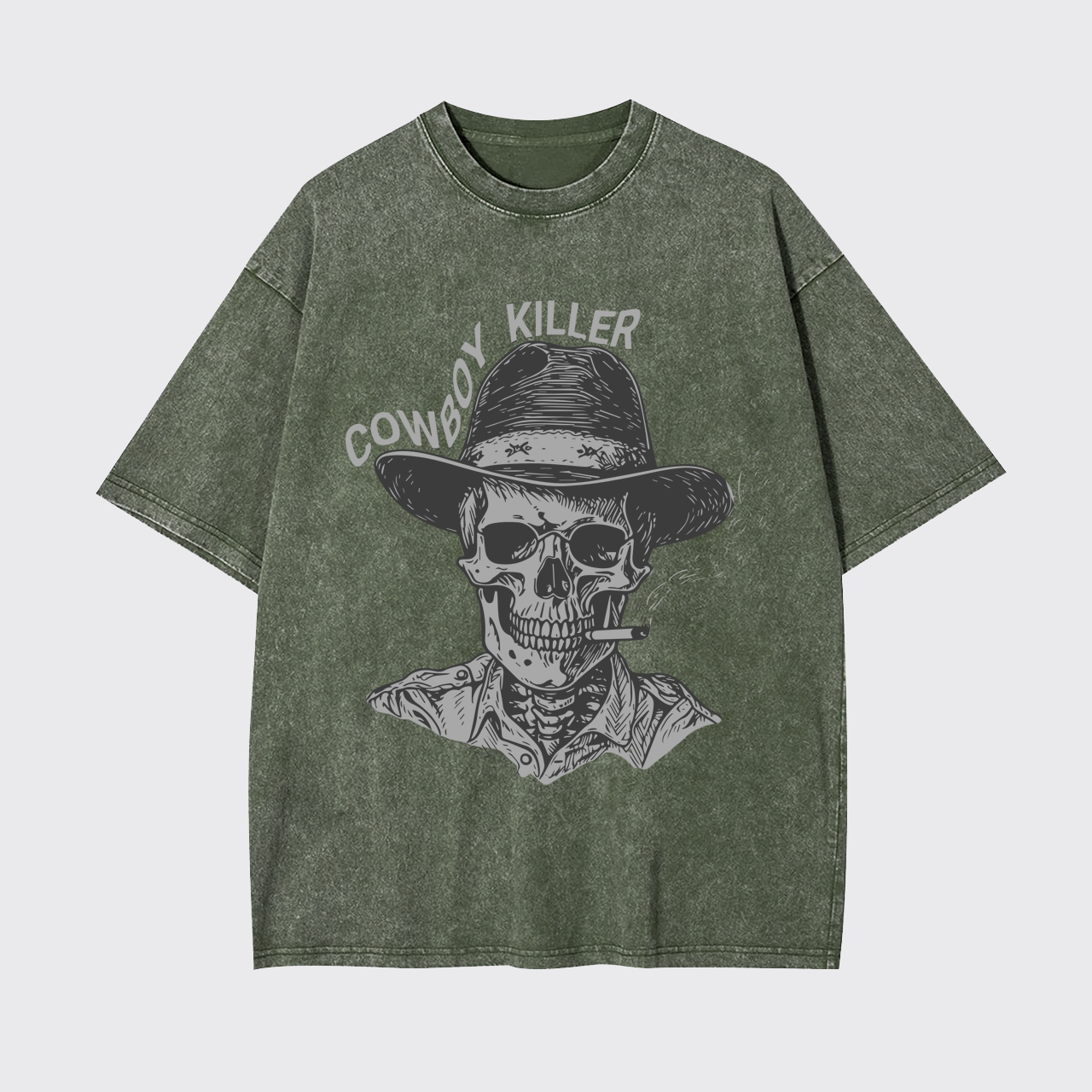 Vintage Cowboy Killer Garment-dye Tees