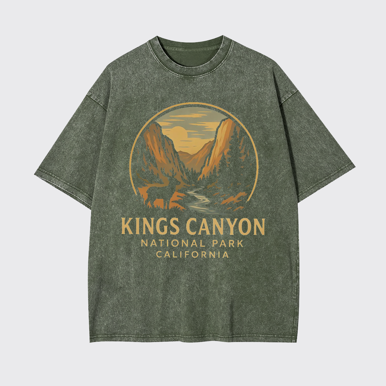 Retro National Park Garment-dye Tees