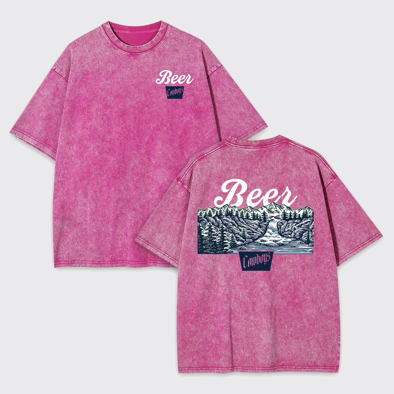 Beer Cowboys Garment-dye Tees