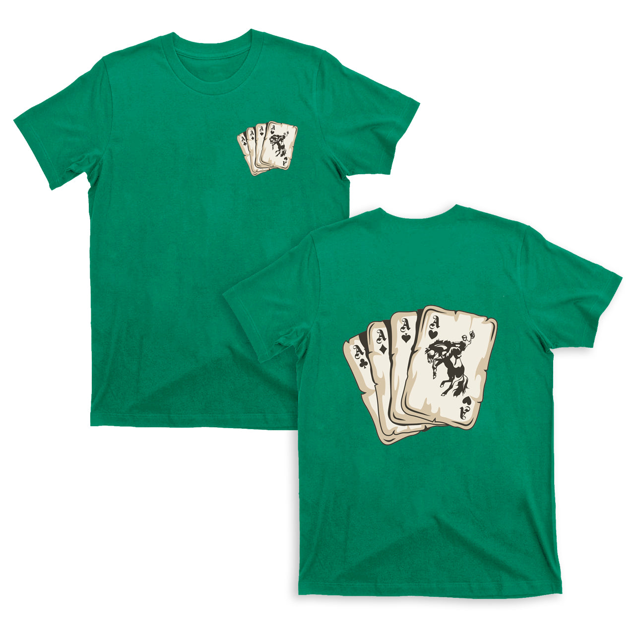 Cowboy Playing Cards  T-Shirts