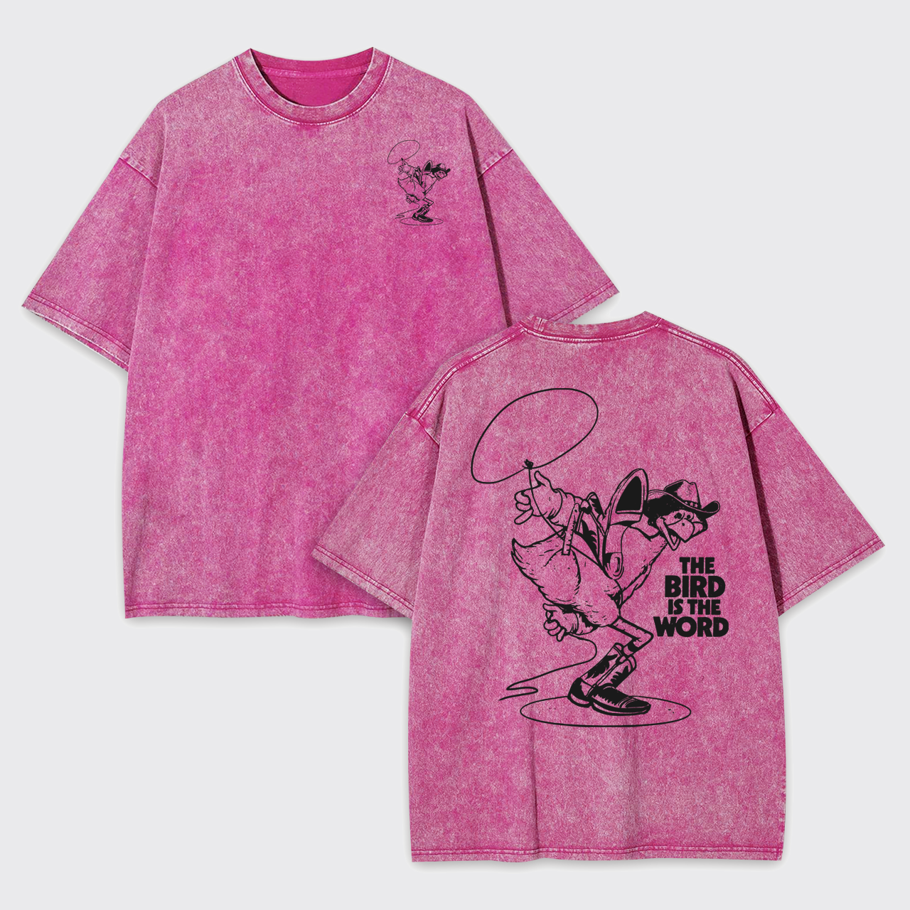 The Bird's Western Groove Garment-dye Tees