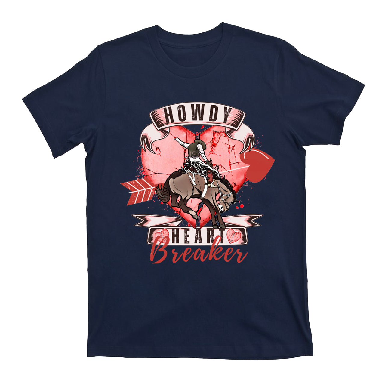 Howdy Heart Breaker Cowboy Valentine T-Shirts