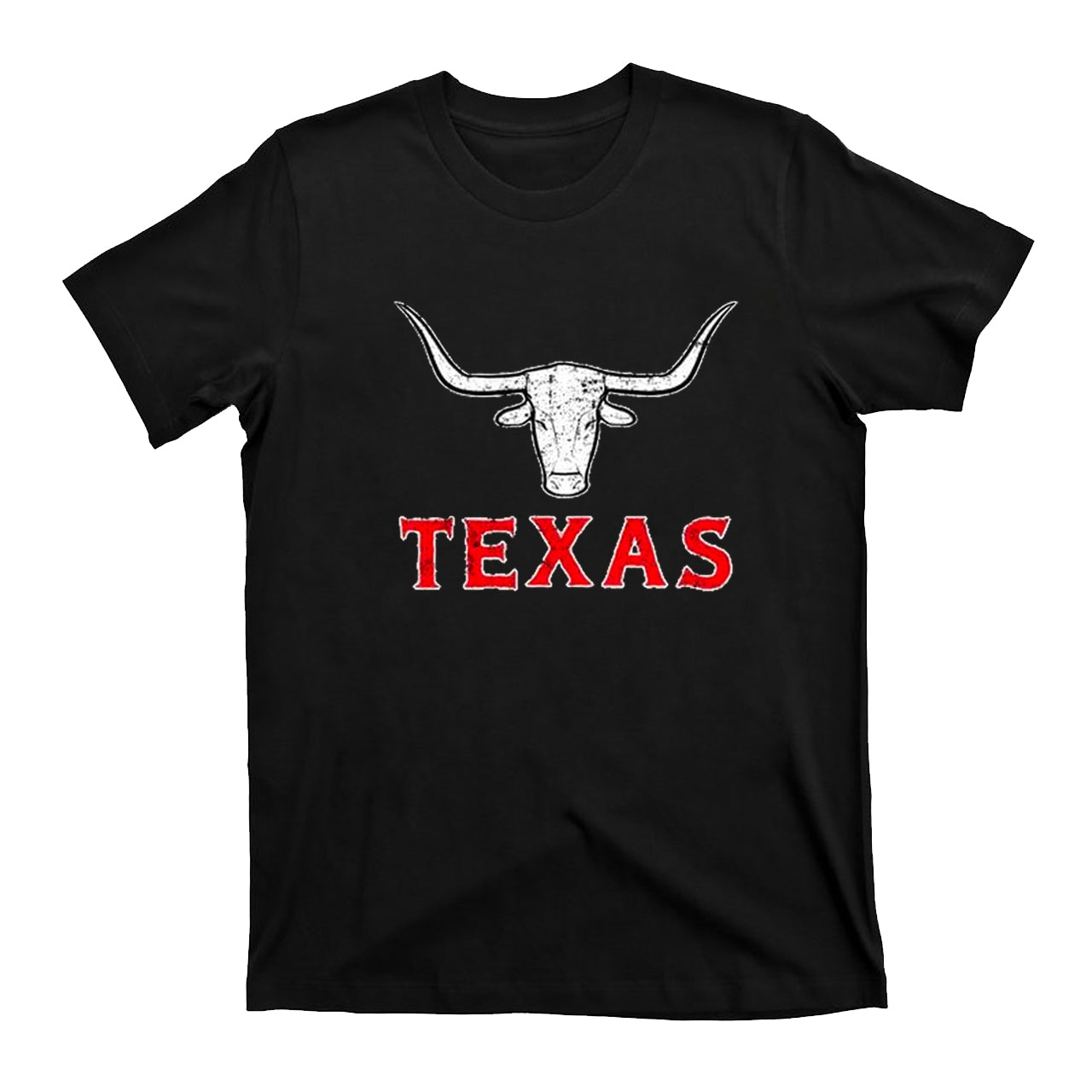Classic Texas Cow Head Cowboy T-Shirts