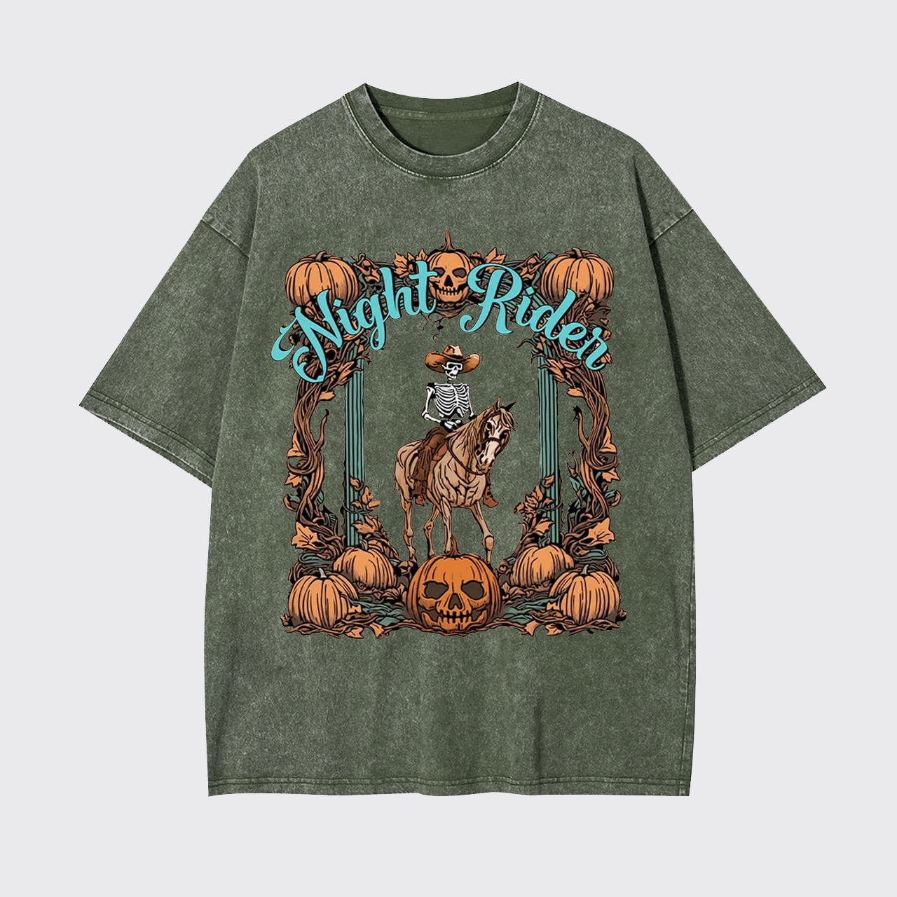 Halloween Night Rider Garment-dye Tees