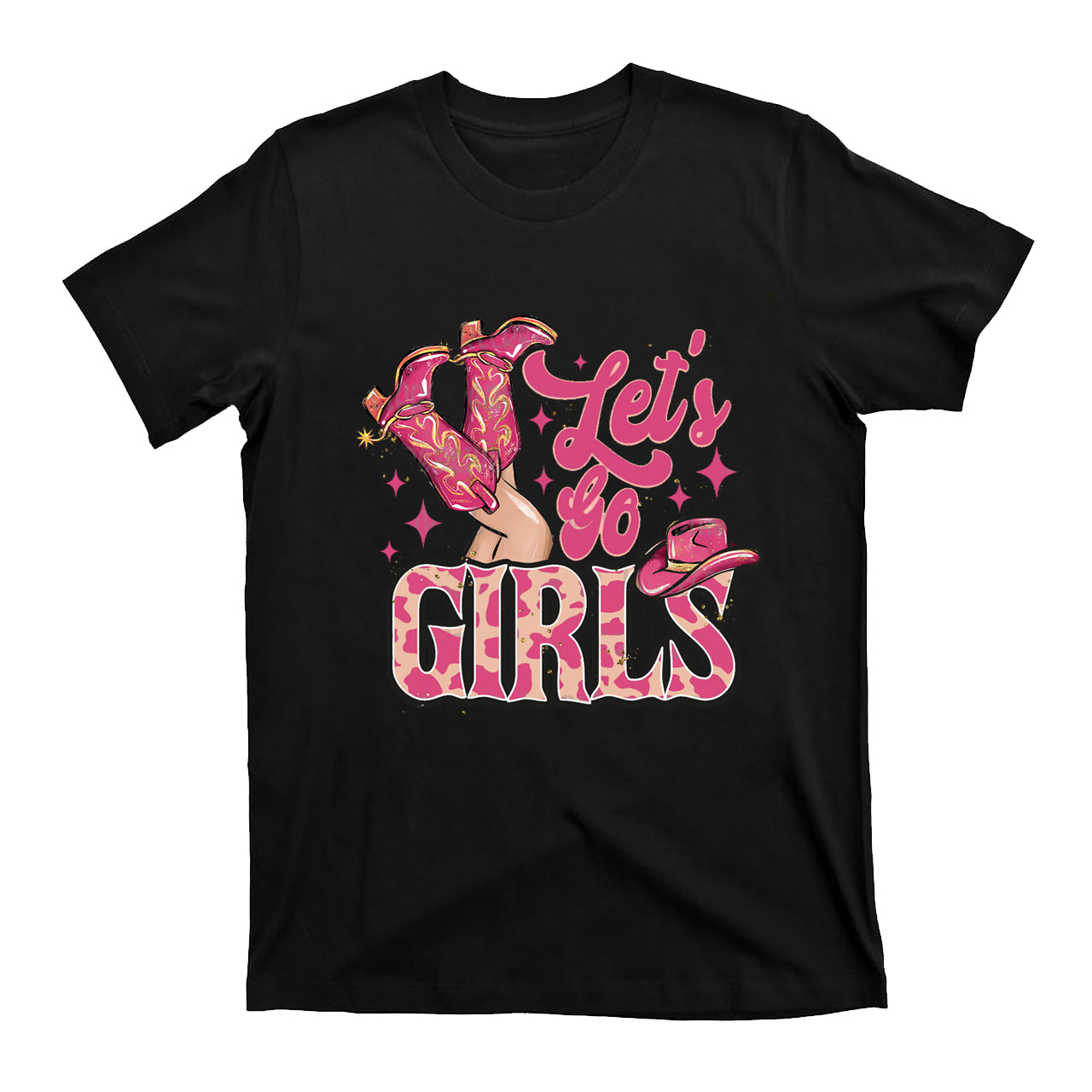 Let's Go Girls Westner Cowgirl  T-shirt