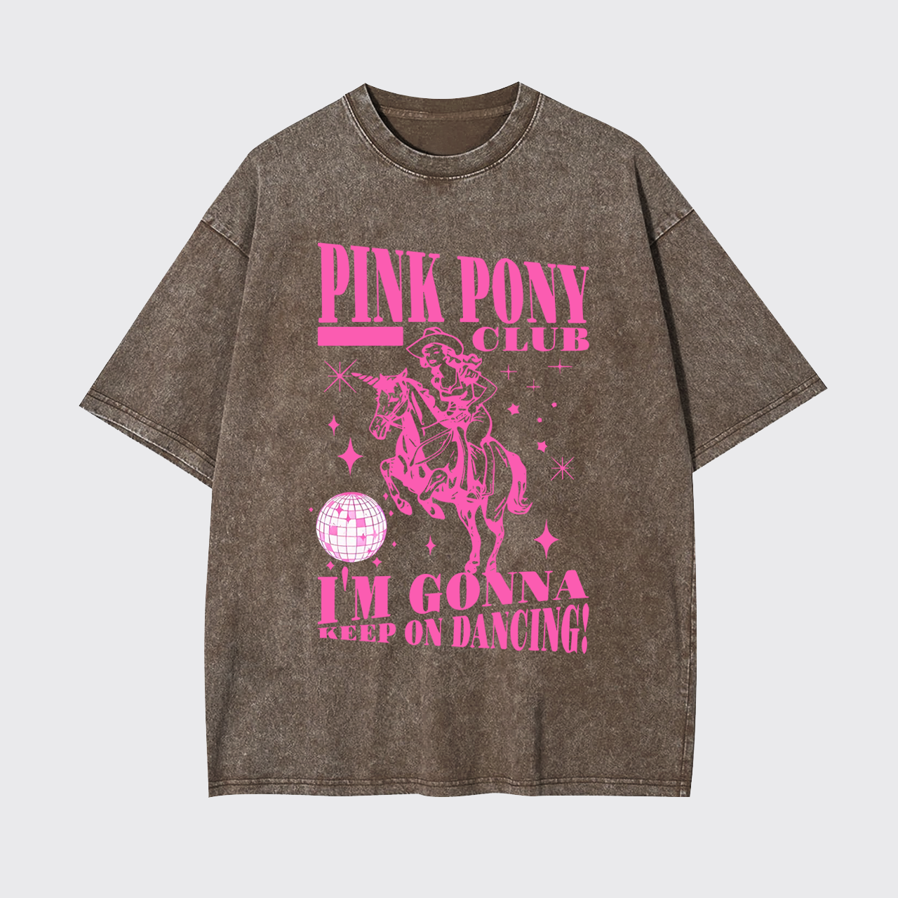 Keep On Dancing Cowgirl Garment-dye Tees
