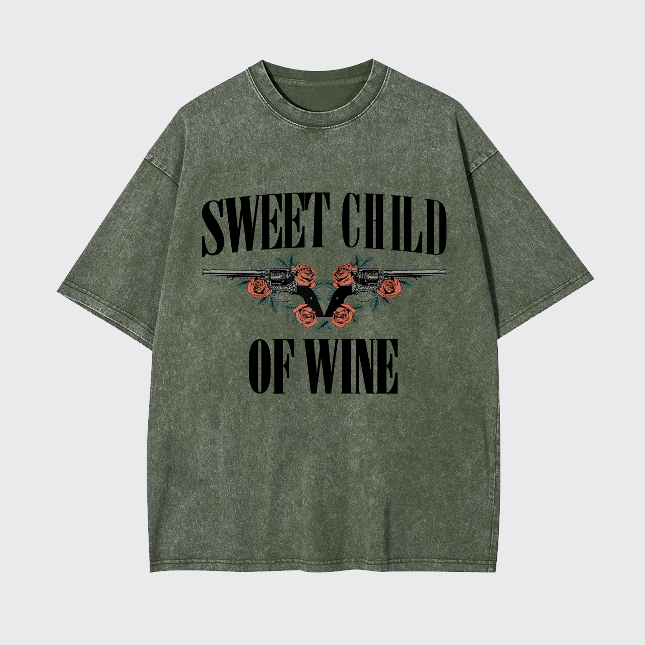 Sweet Child Of Wine Garment-dye Tees