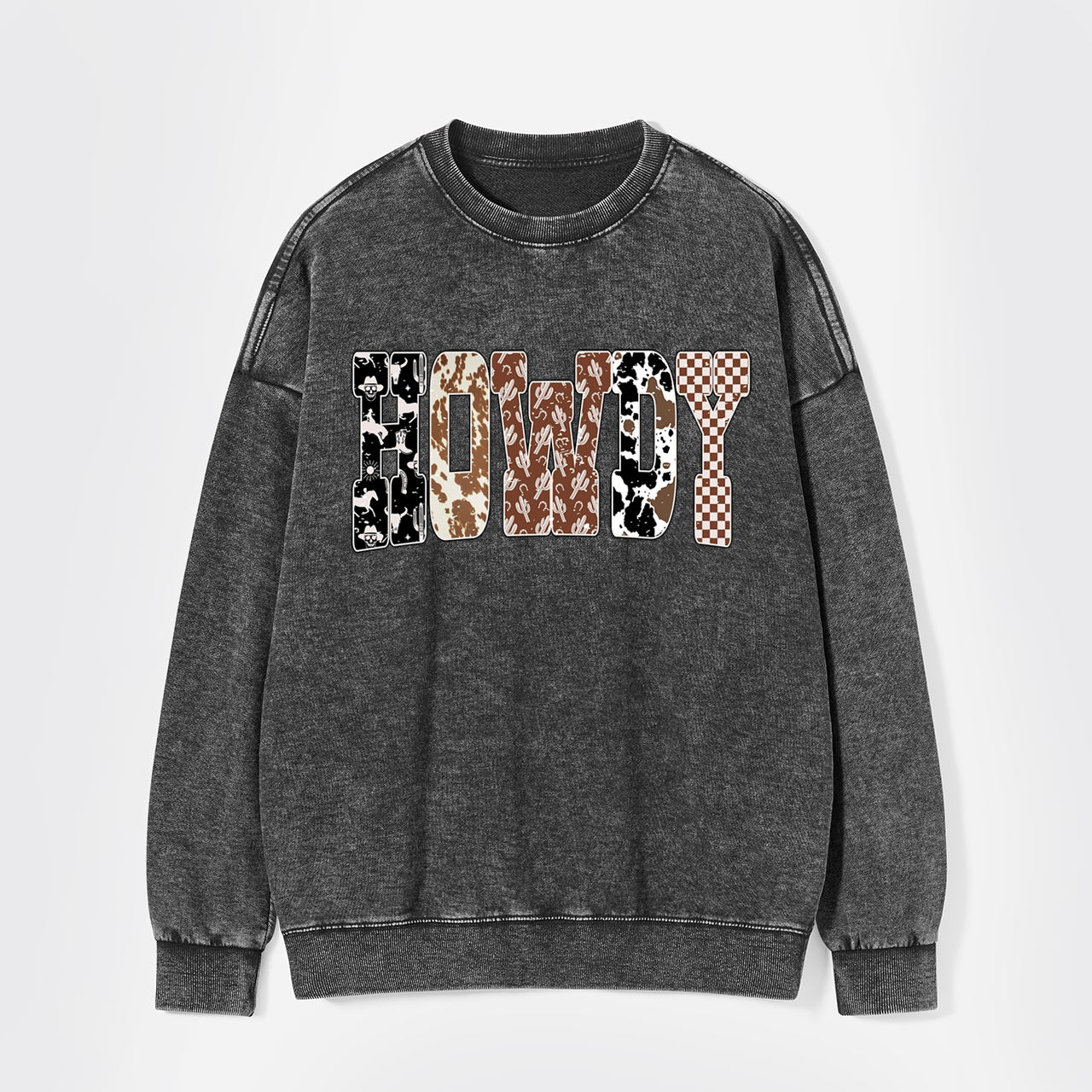 Howdy Western Halloween Washed Sweatshirts