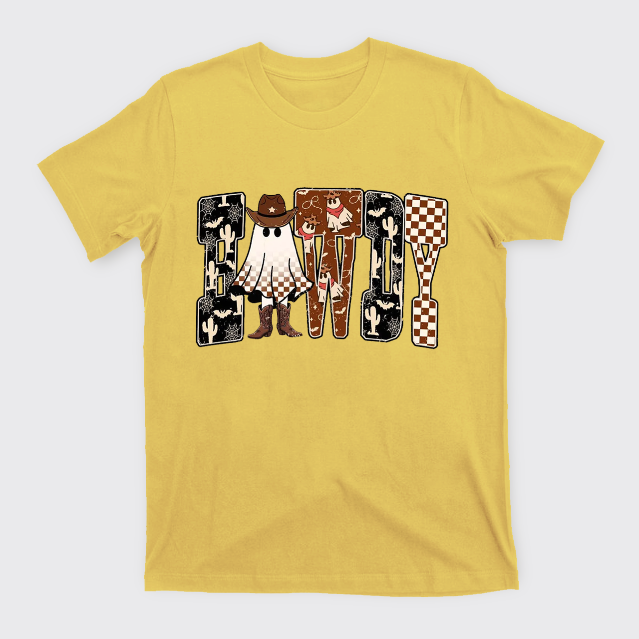 Howdy Western Halloween Ghost T-Shirts