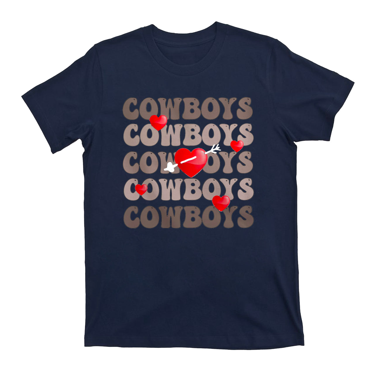 Howdy Cowboy Sweetheart Valentine  T-Shirts