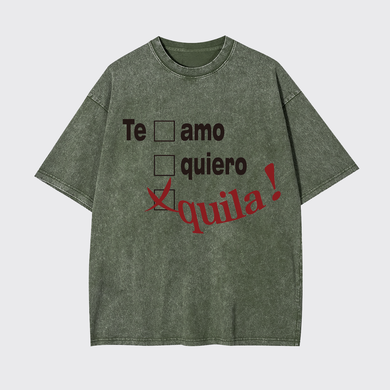 Tequila Lover Garment-dye Tees