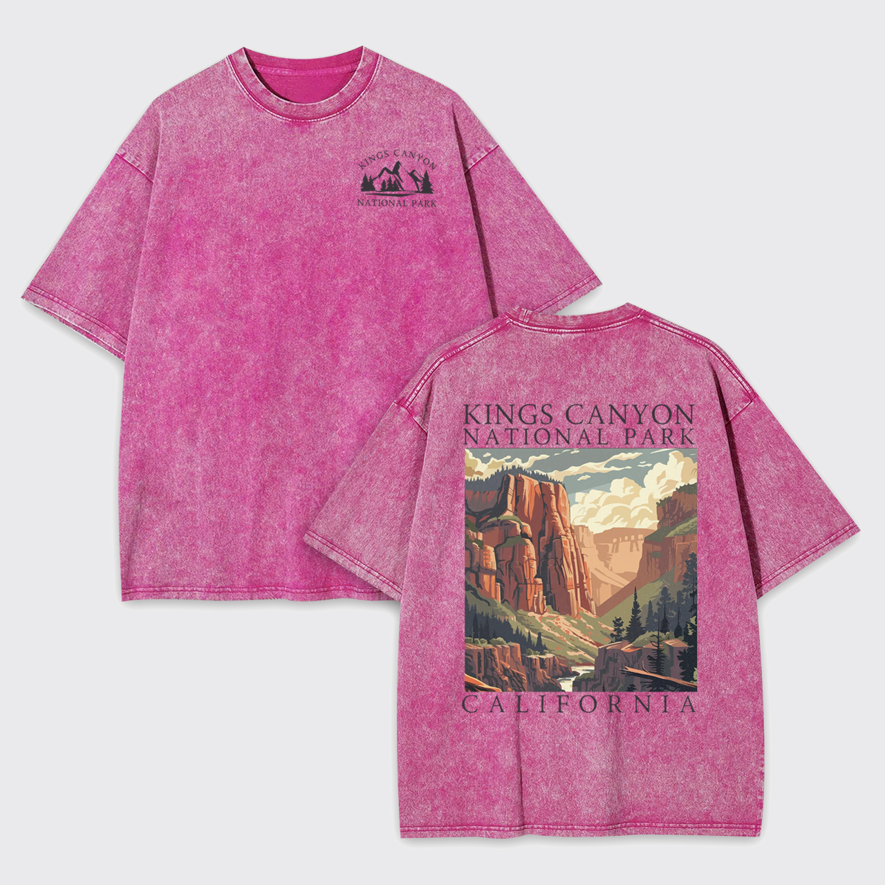 National Park Travel Garment-dye Tees