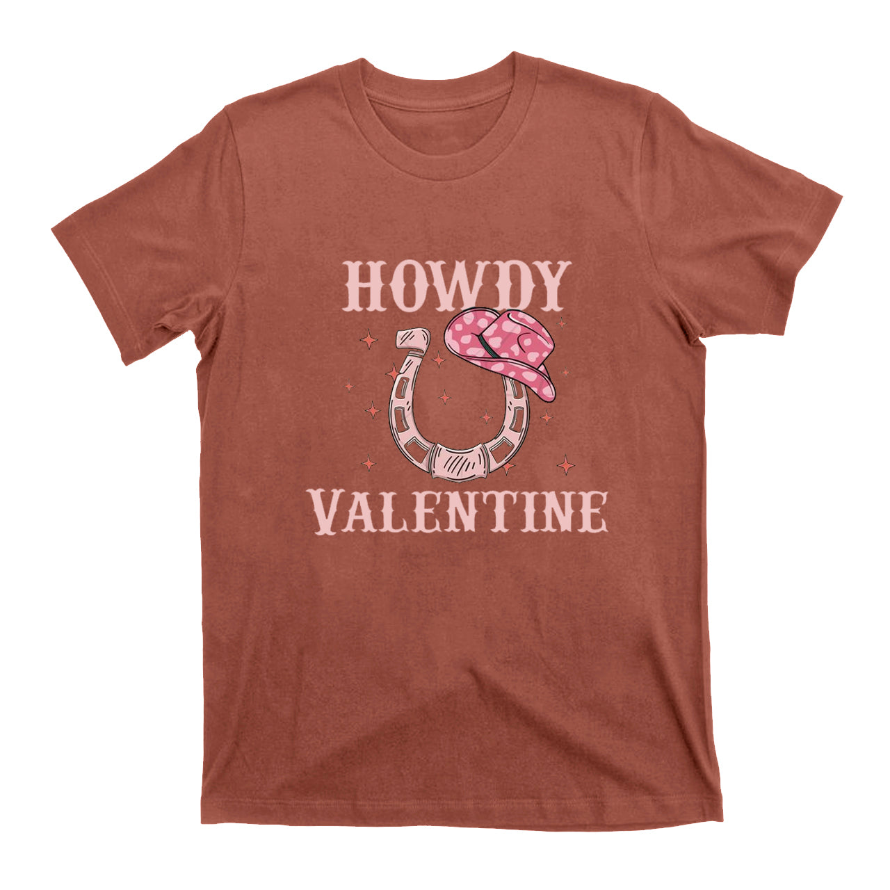 Howdy Valentines Fallen Horseshoe T-Shirts
