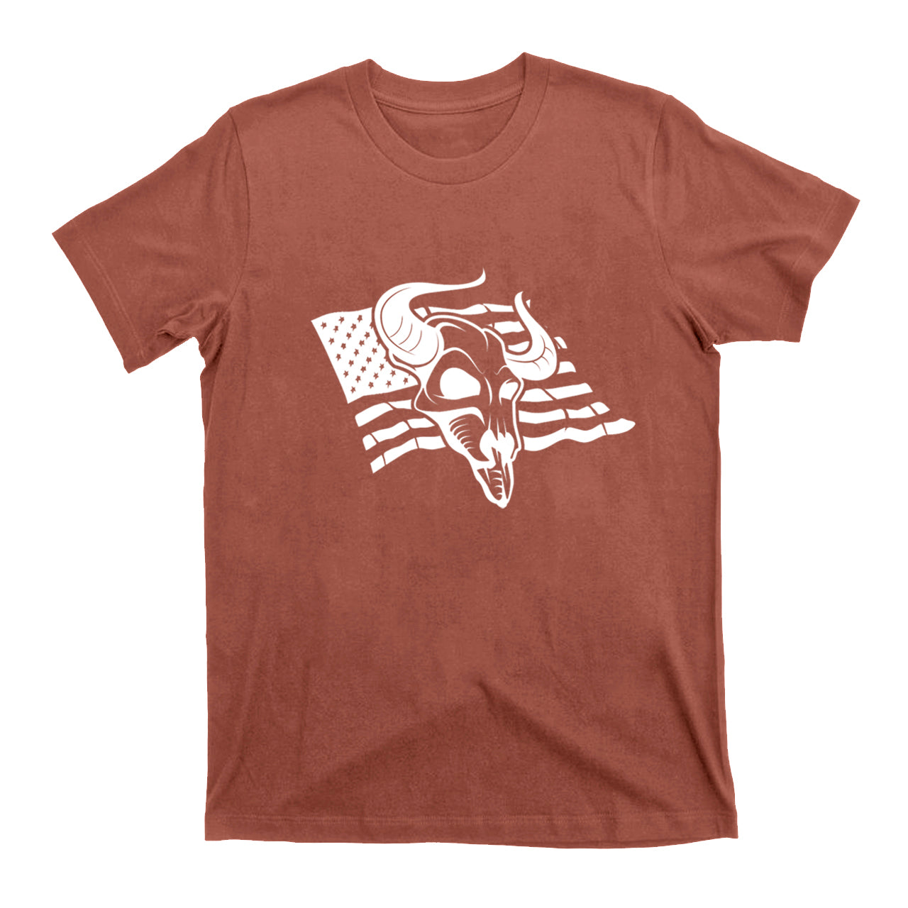 America Cow Bull Skull  T-Shirts