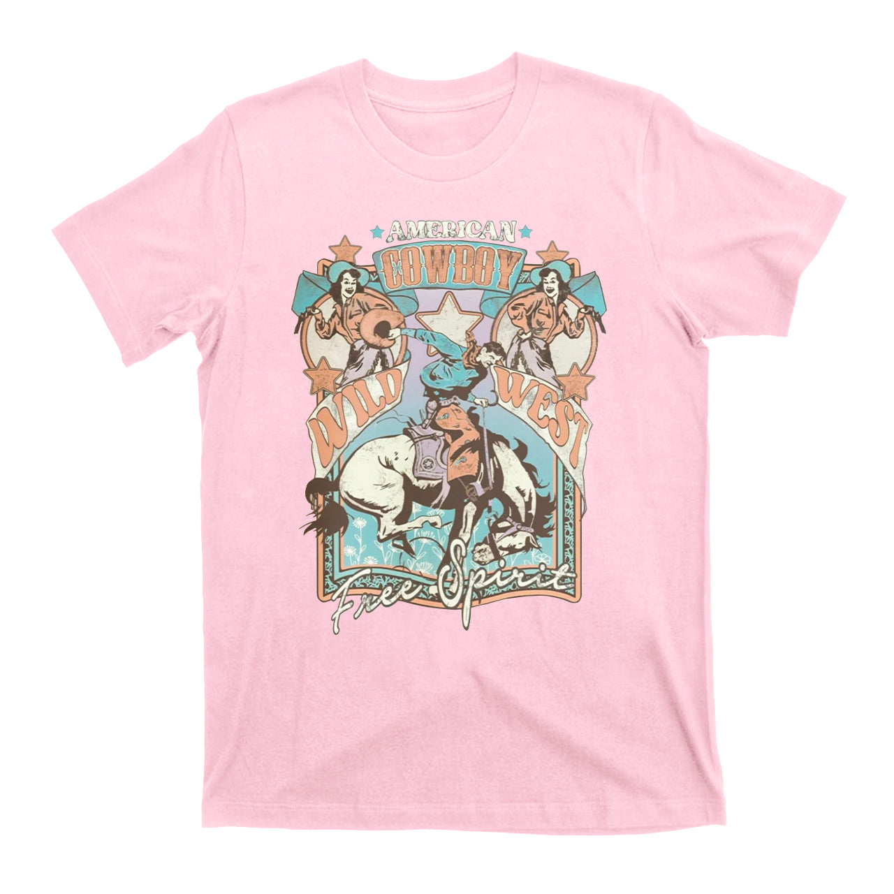 American Cowboy Wild West Cowboy T-Shirts