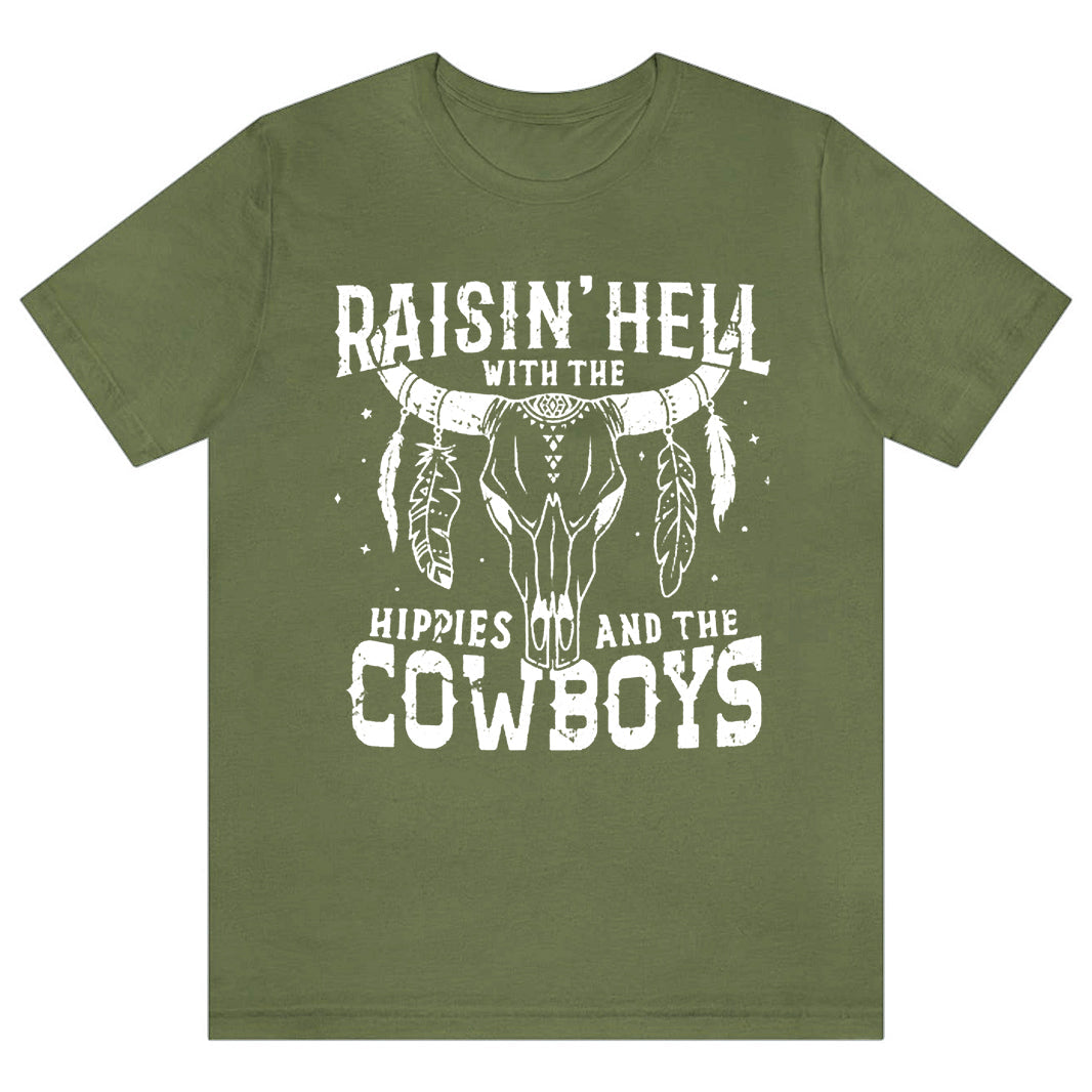 Raisin Hell With The Hippies T-shirts