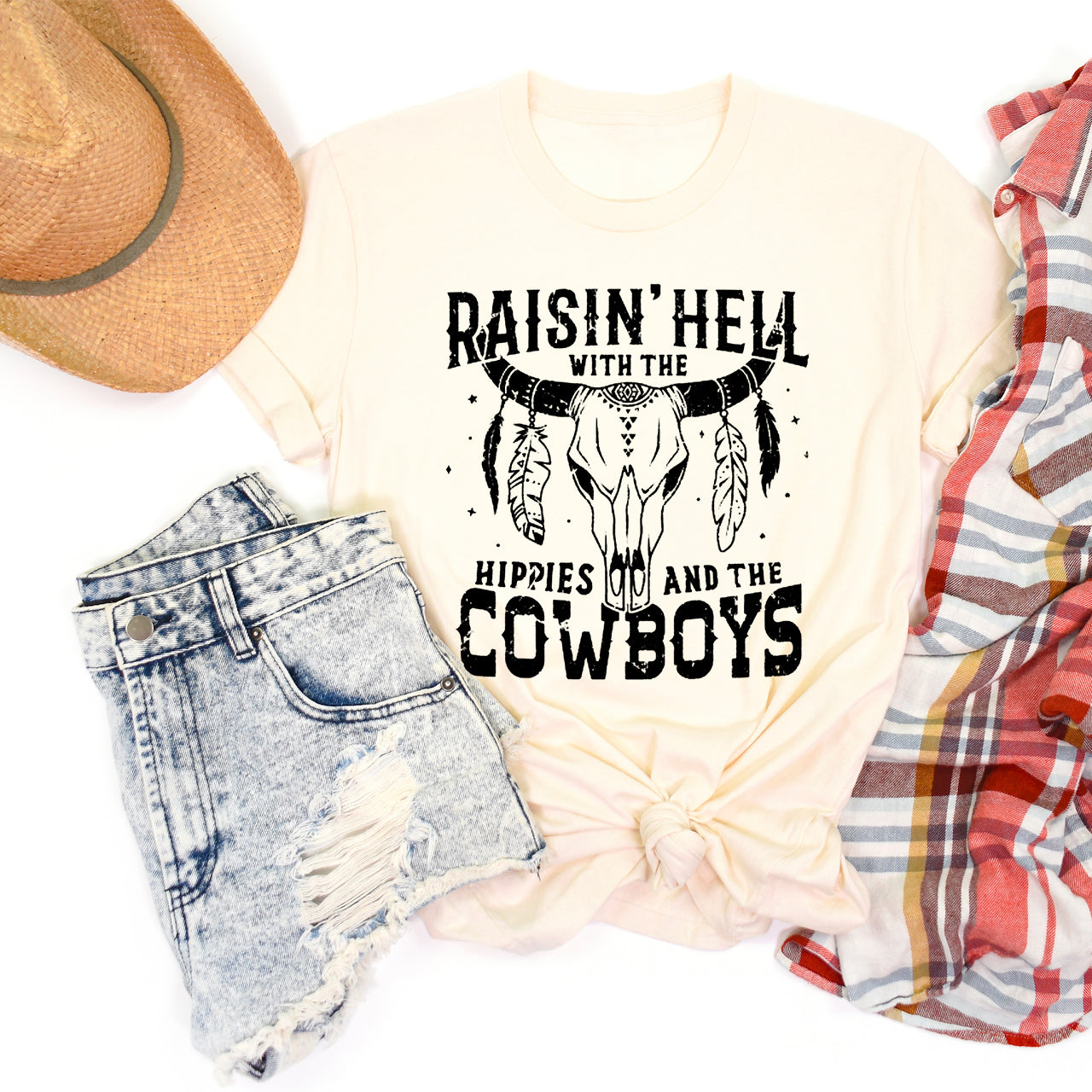 Raisin Hell With The Hippies T-shirts