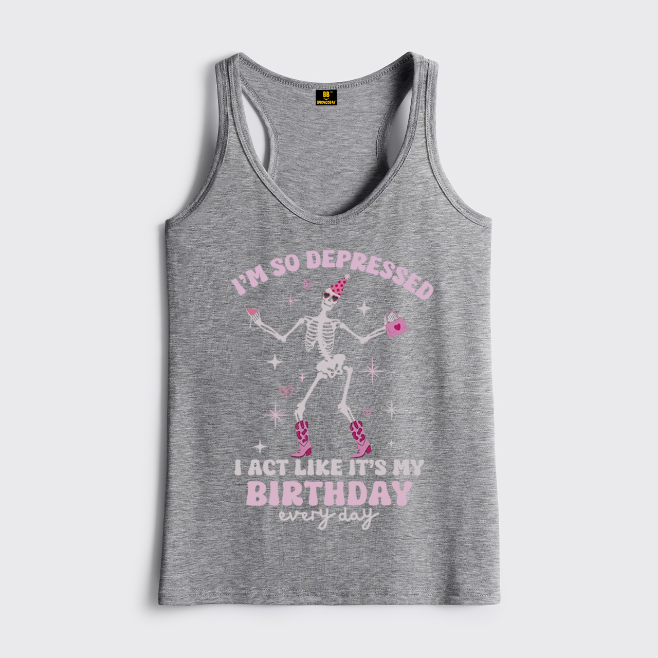 I'm So Depressed Music Classic Tanks