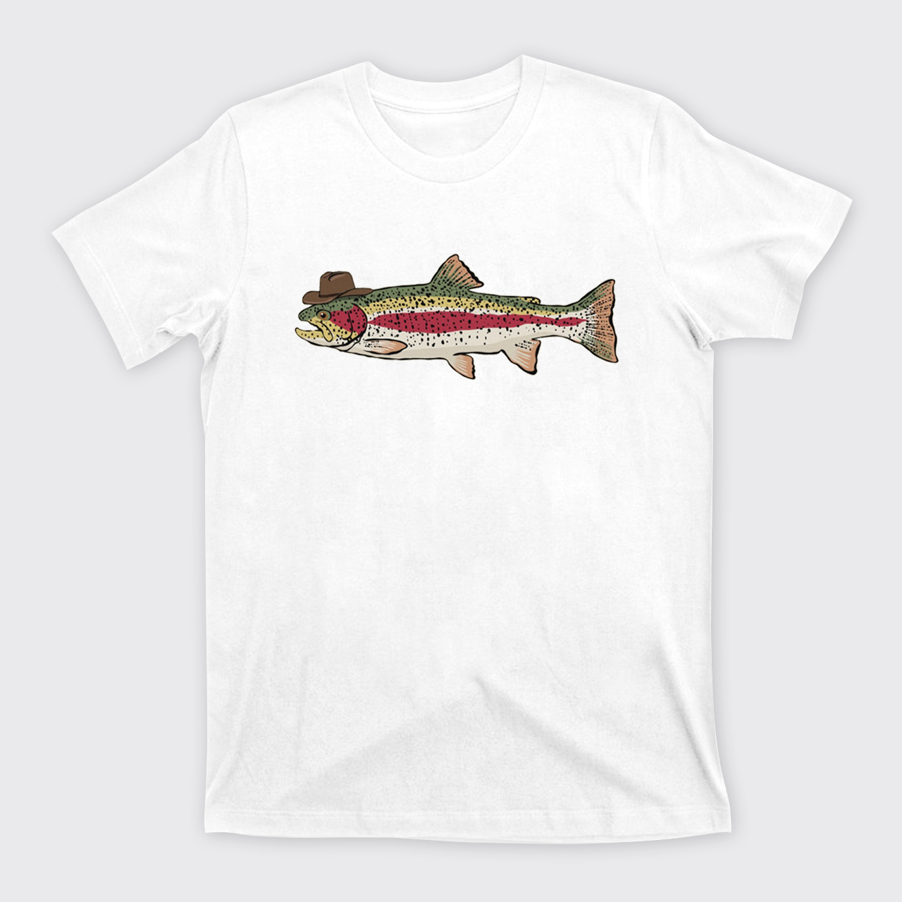 Cowboy Trout Western Fishing T-Shirts