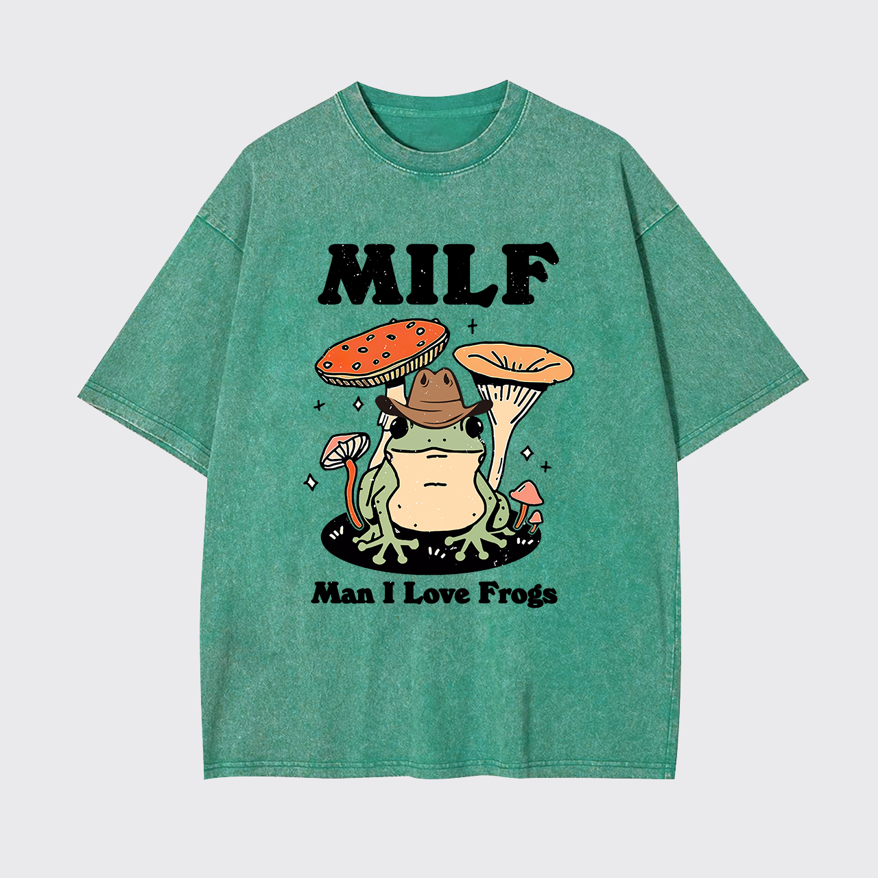 Funny MILF Froggy Garment-dye Tees