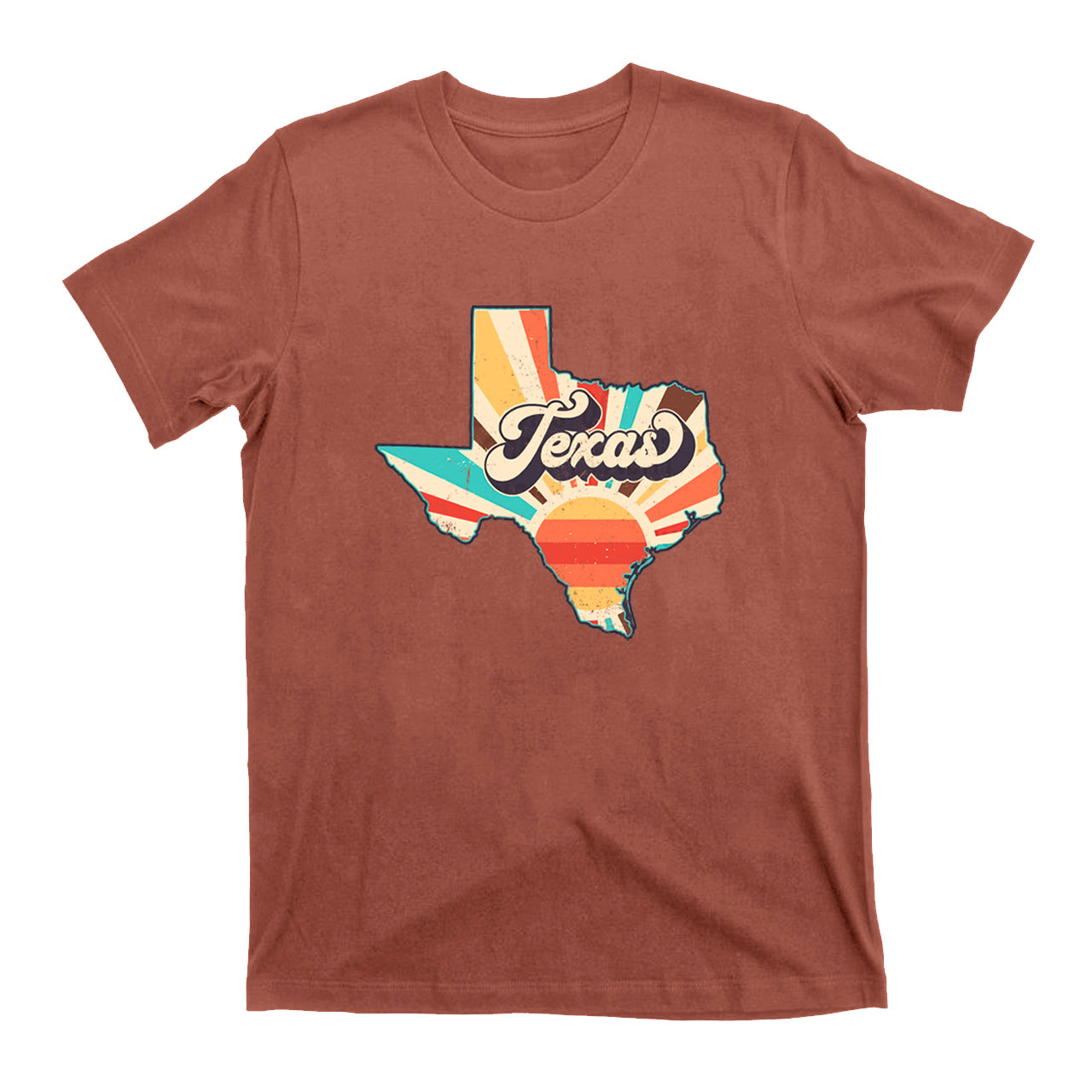 Retro Texas States Clipart T-Shirts
