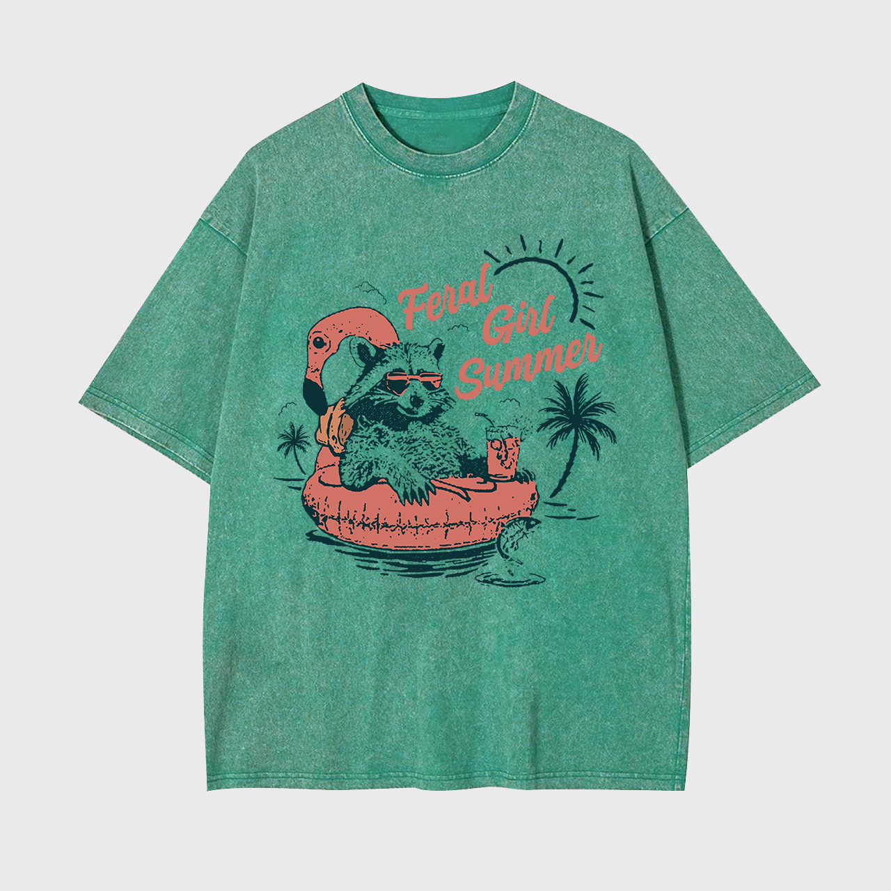 Feral Girl Summer Garment-dye Tees