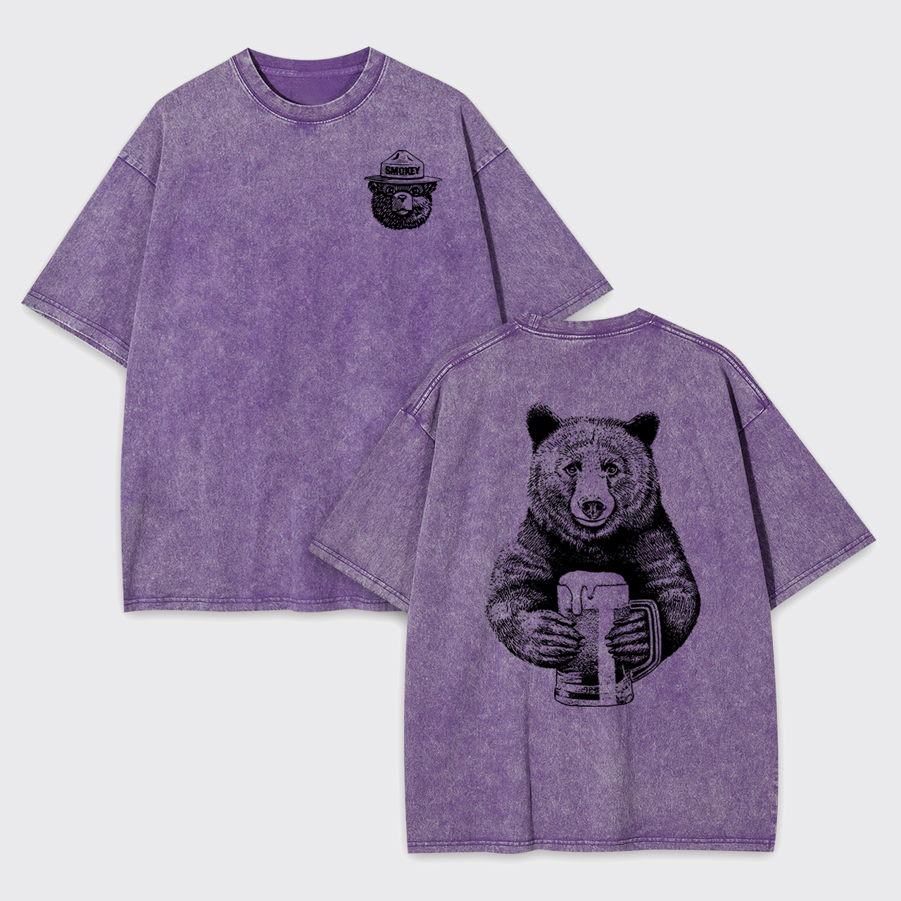 Smokey The Bear Garment-dye Tees