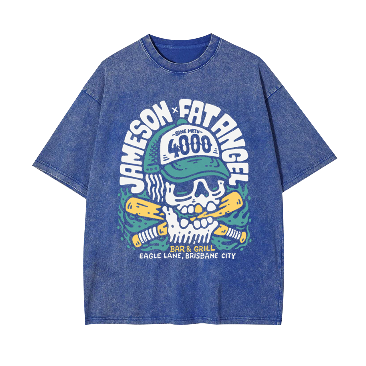 Jameson And Fat Angel Garment-dye Tees