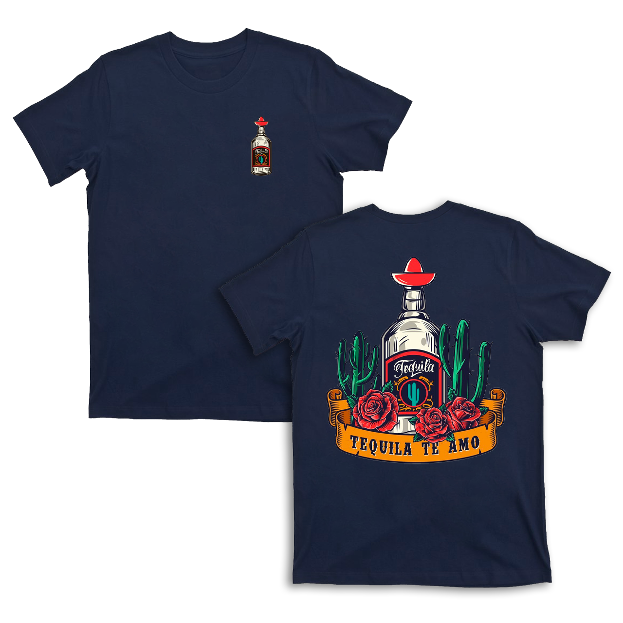 The Retro Concept Of Tequila T-Shirts
