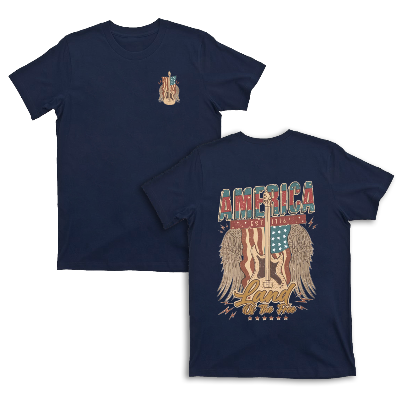 4th of July,Land Of The Free T-Shirts