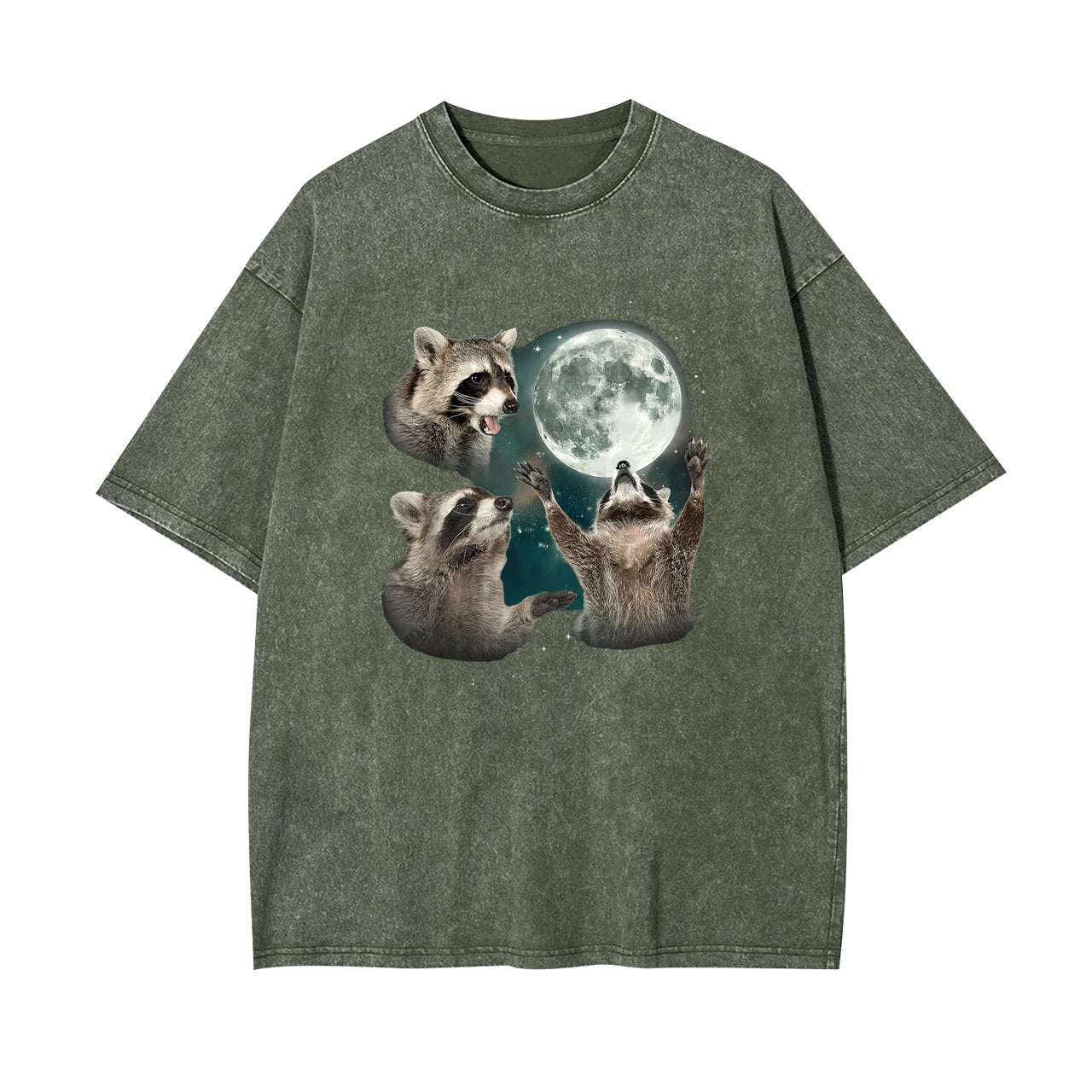 Three Raccoons Garment-dye Tees