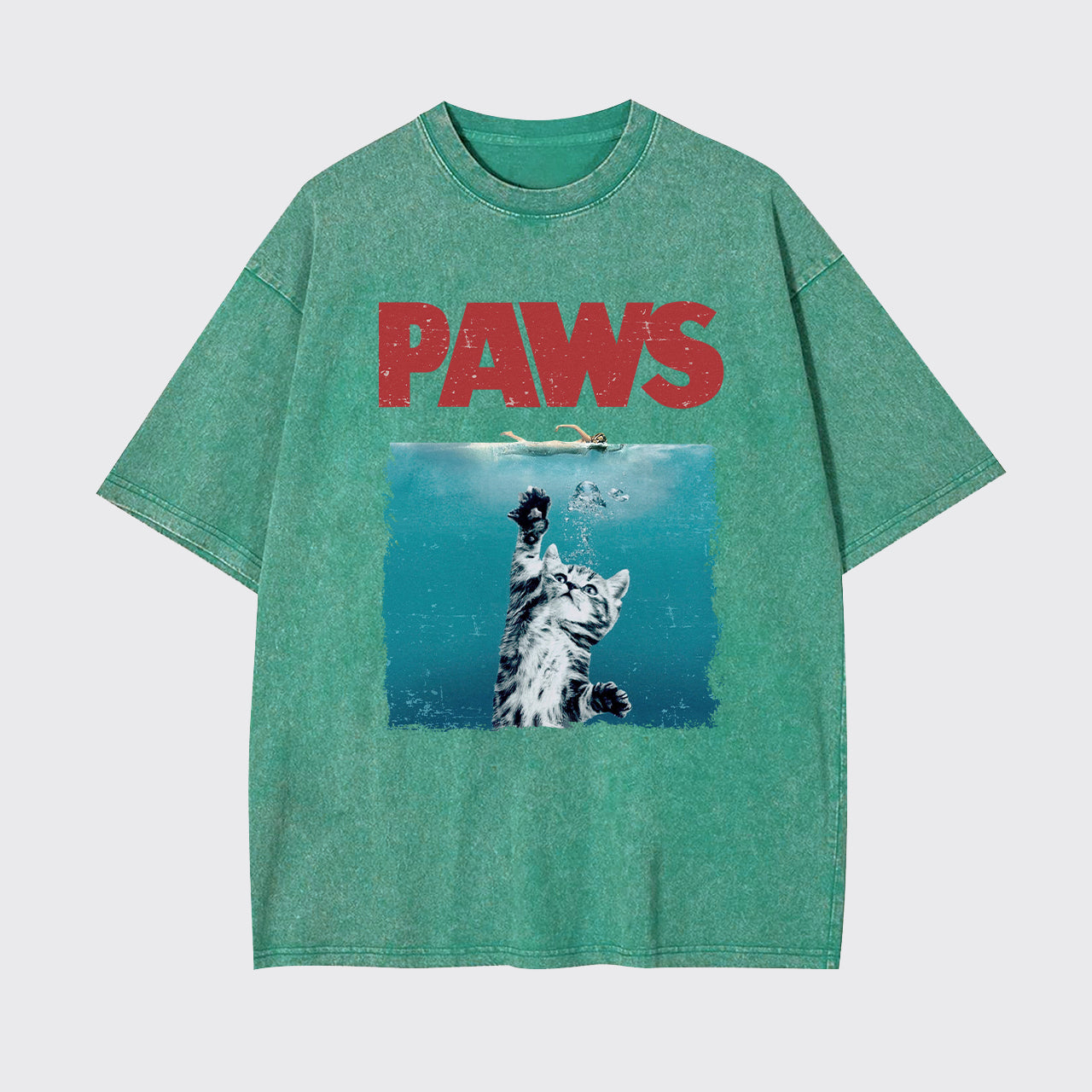 Paws Kitten Jaws Garment-dye Tees