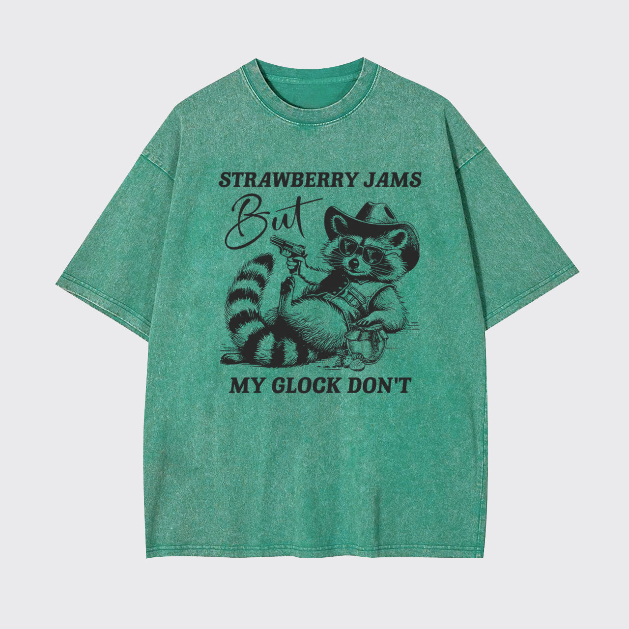 Funny Trash Raccoon Garment-dye Tees