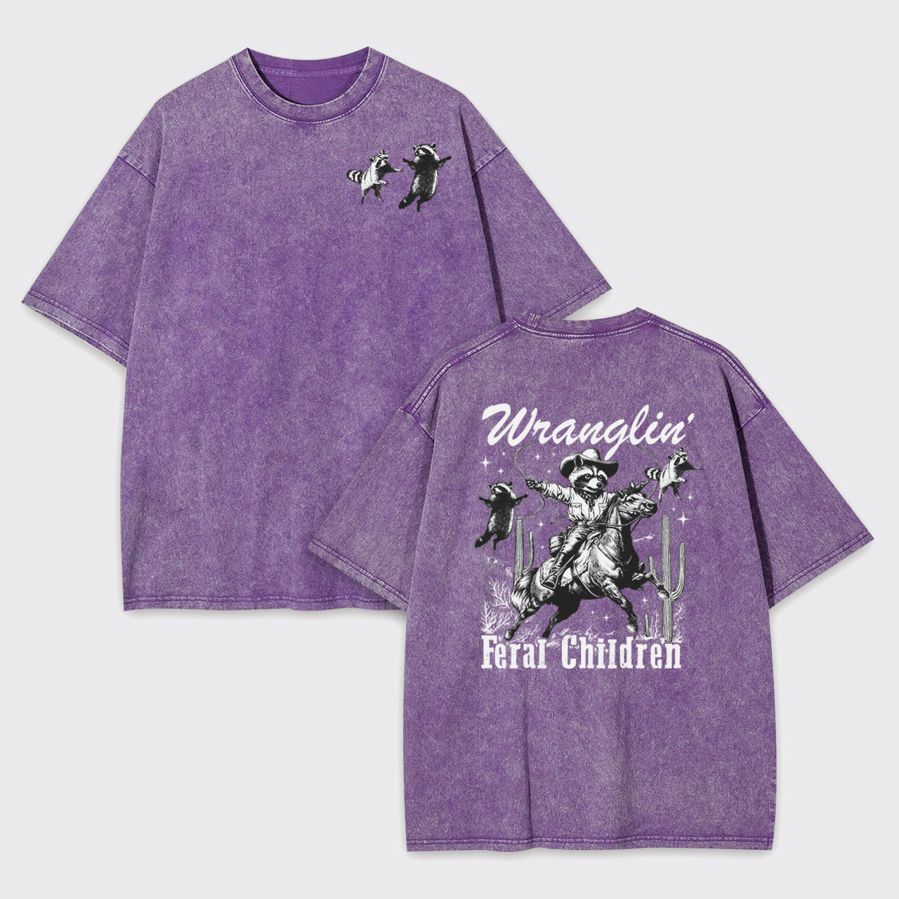 Wrangling Feral Children Garment-dye Tees