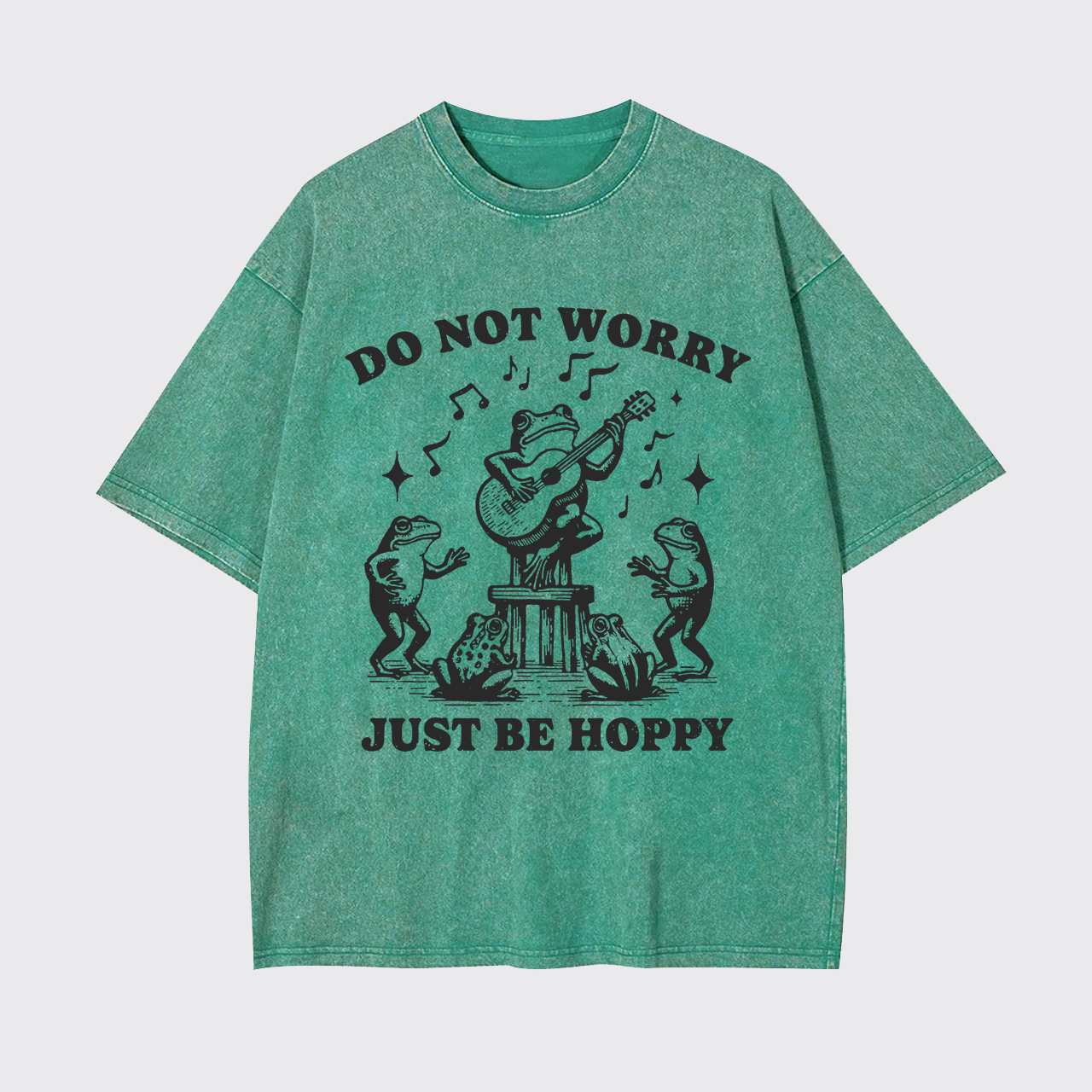 Do Not Worry Just Be Hoppy Garment-dye Tees