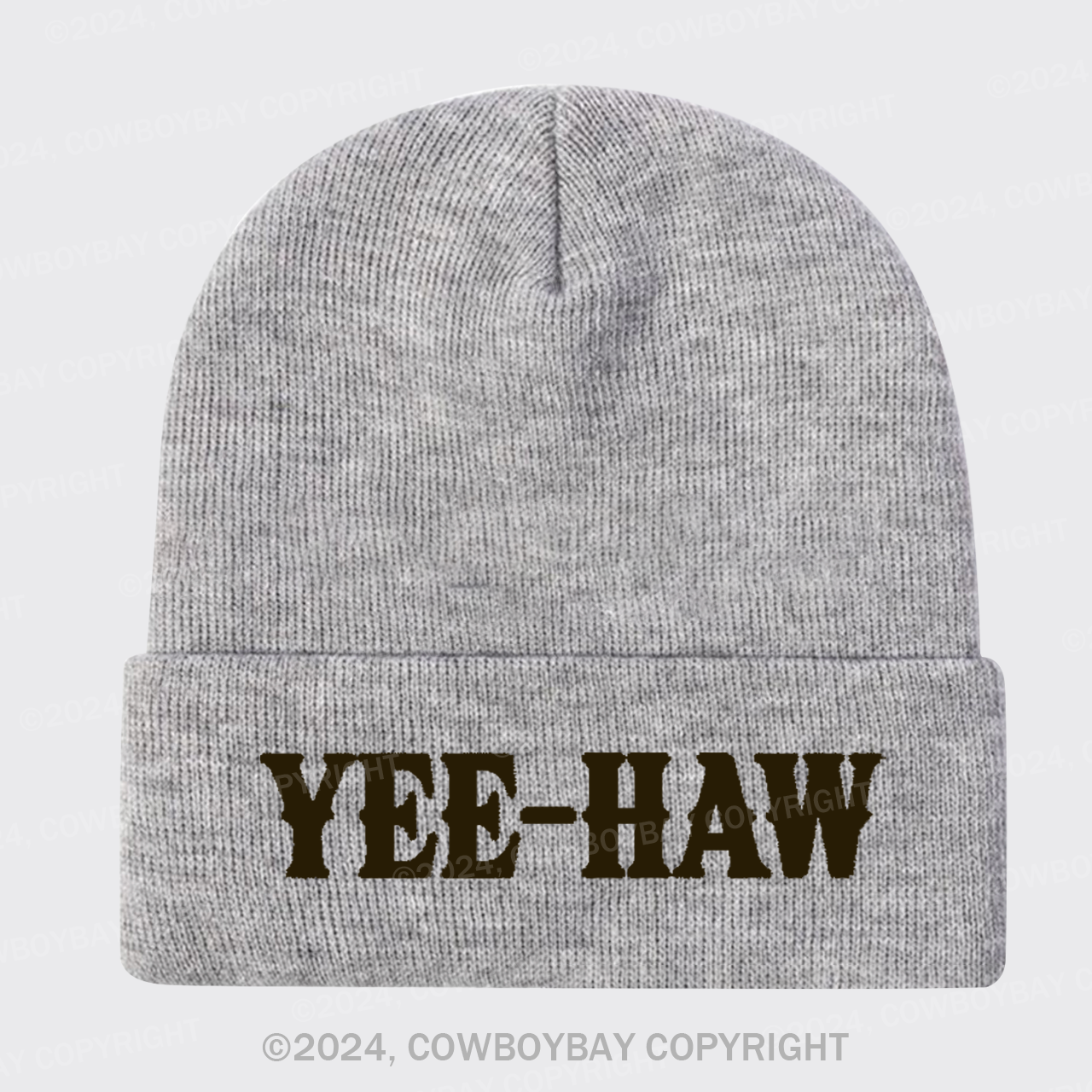 YEE-HAW Embroidered Knitted Beanie