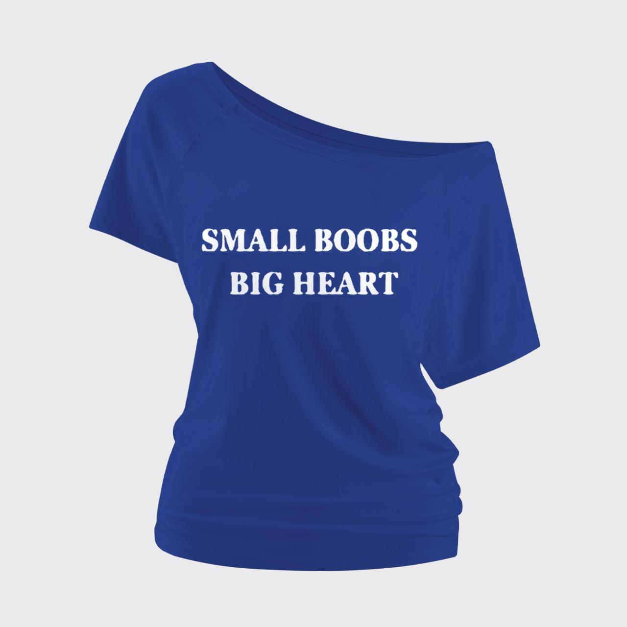 Small Boobs Big Heart Off Shoulder Top
