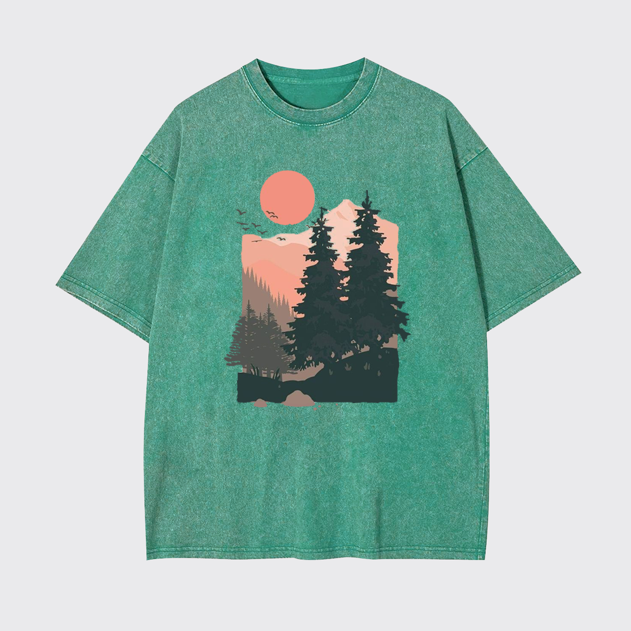 Sunset Pines Garment-dye Tees