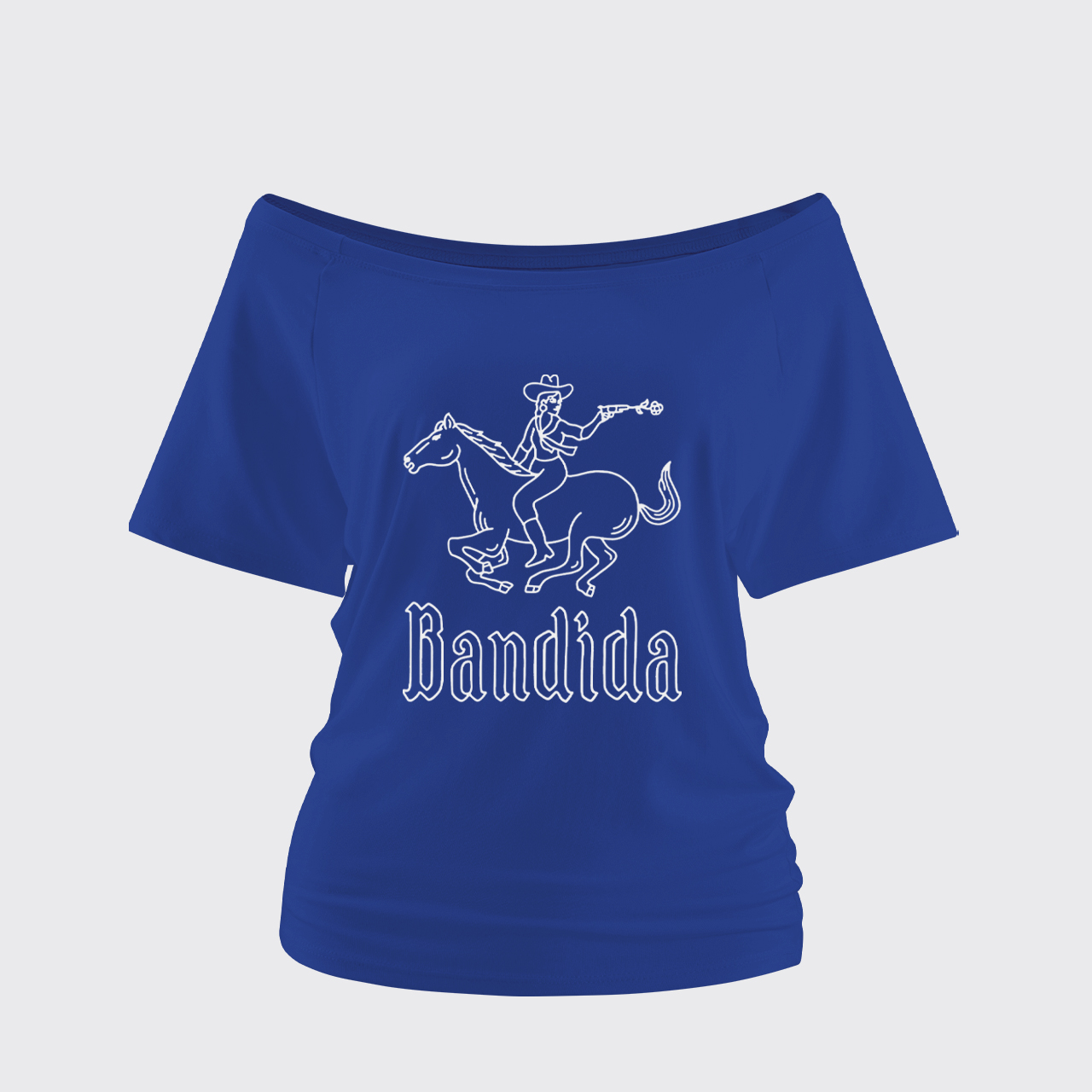 Fearless Rider Cowgirl Off Shoulder Top