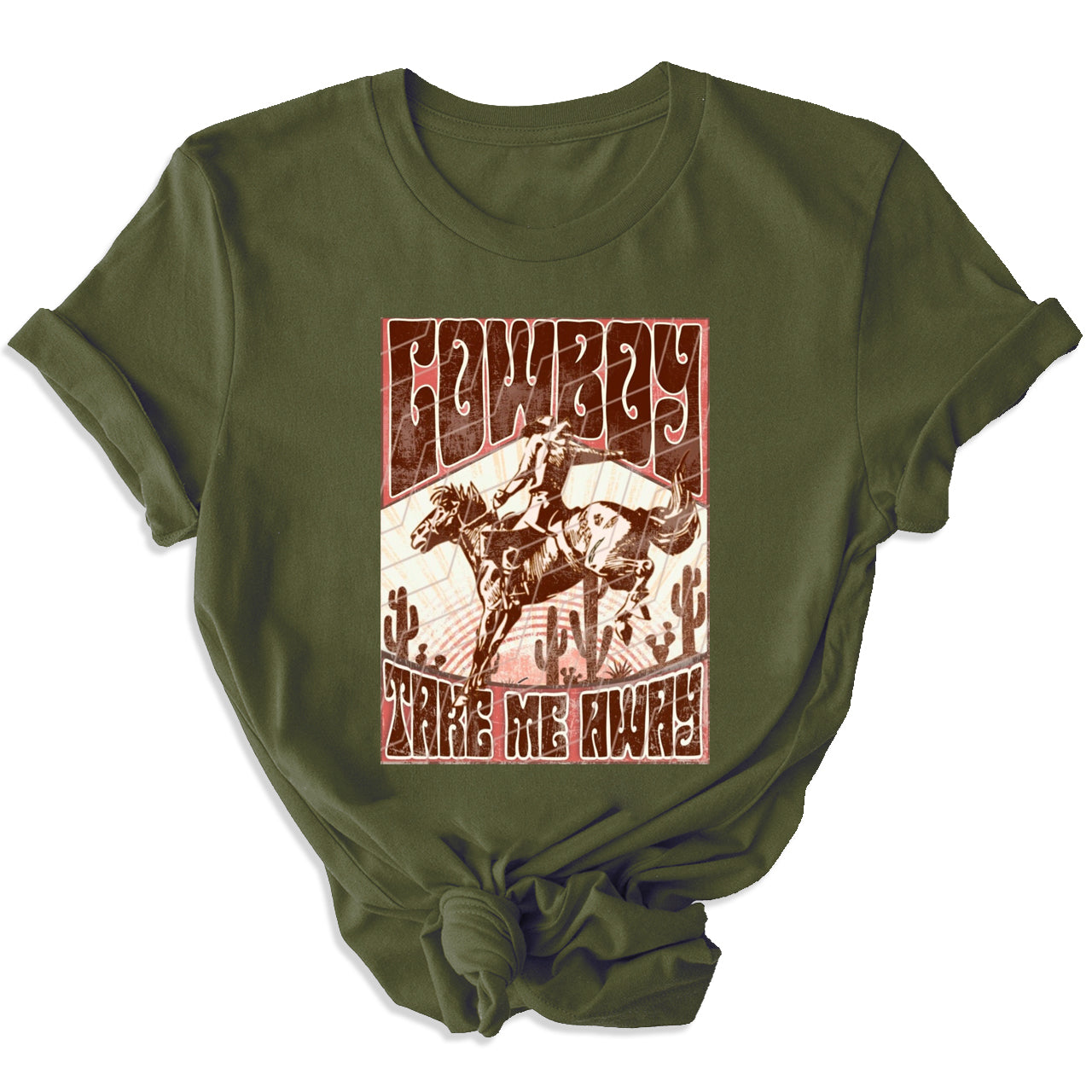 Take Me Away Western Cowboy T-shirt