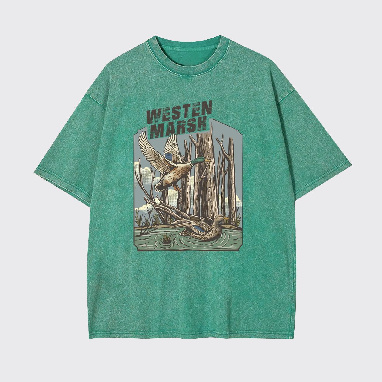 Western Marsh Wildlife Garment-dye Tees