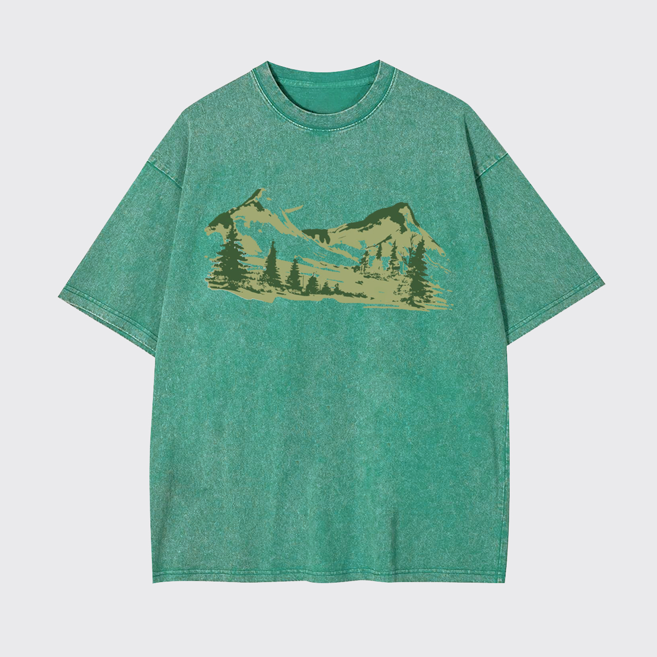 Mountain Range Adventure Garment-dye Tees