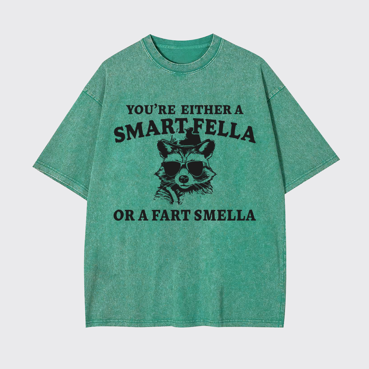 Smart Fella Or Fart Smella Garment-dye Tees