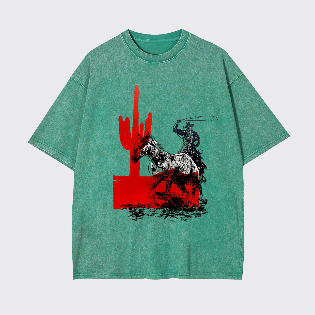 Cactus Rodeo Adventure Garment-dye Tees