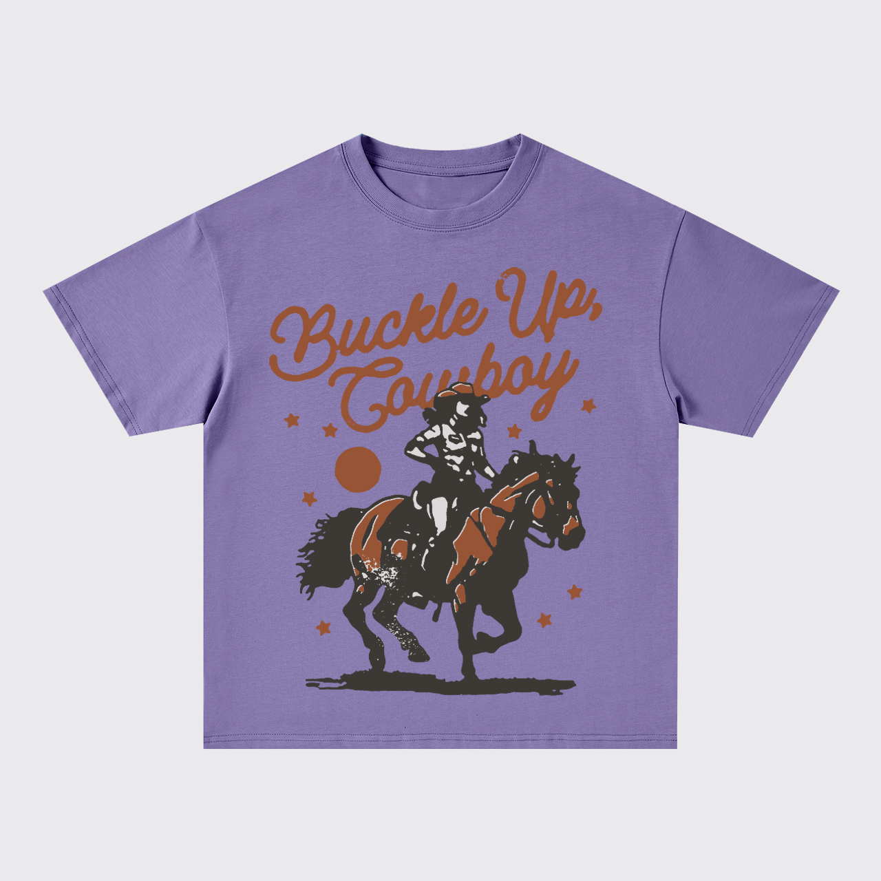 Buckle Up Cowboy Oversize T-Shirts