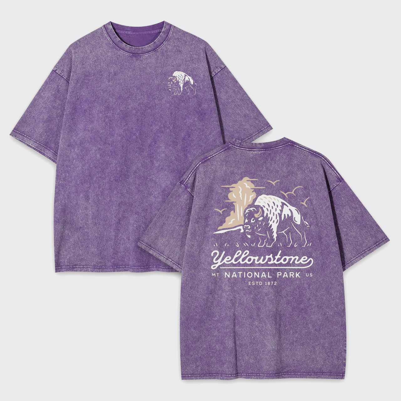 Yellowstone National Park Garment-dye Tees