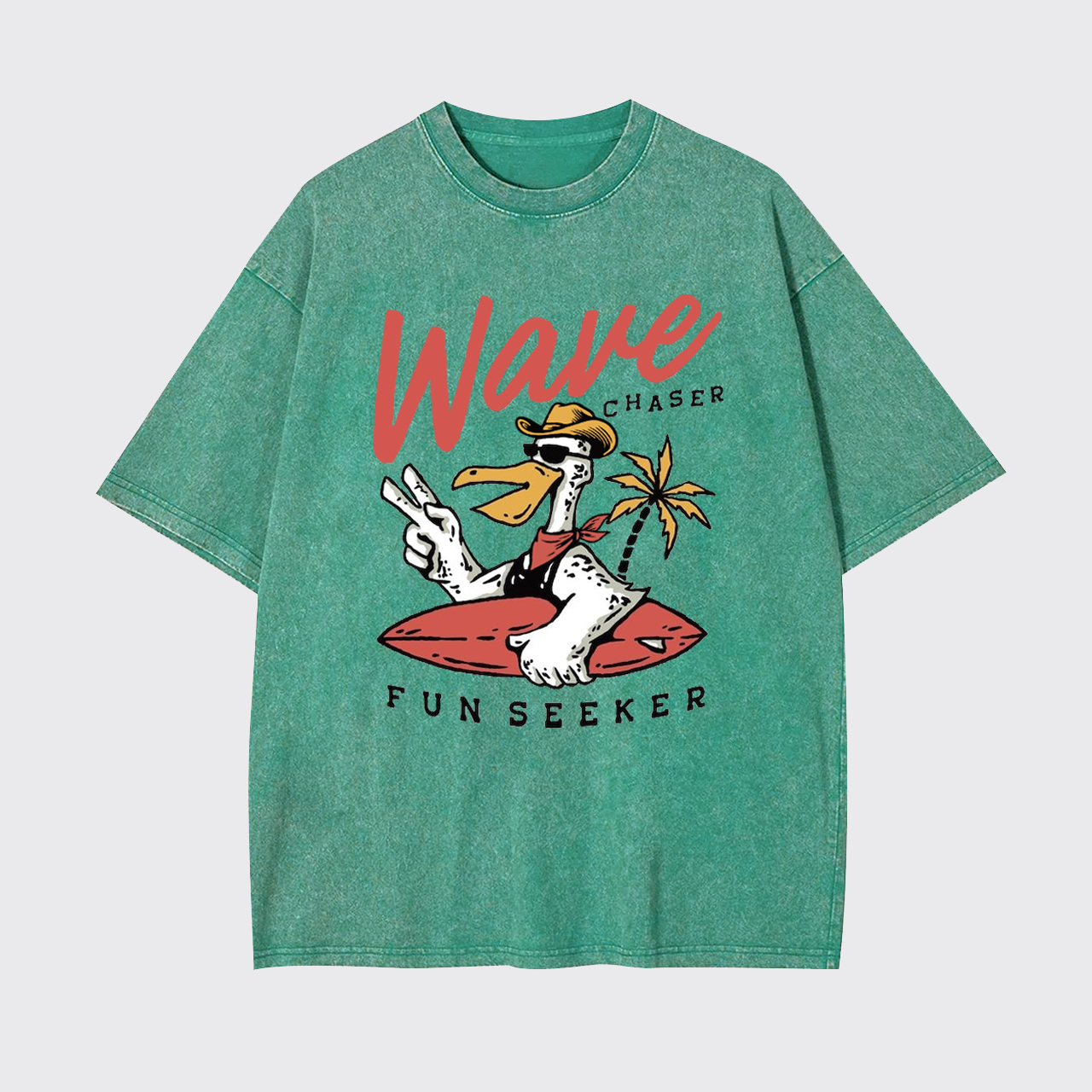 Wave Chaser Fun Seeker Garment-dye Tees
