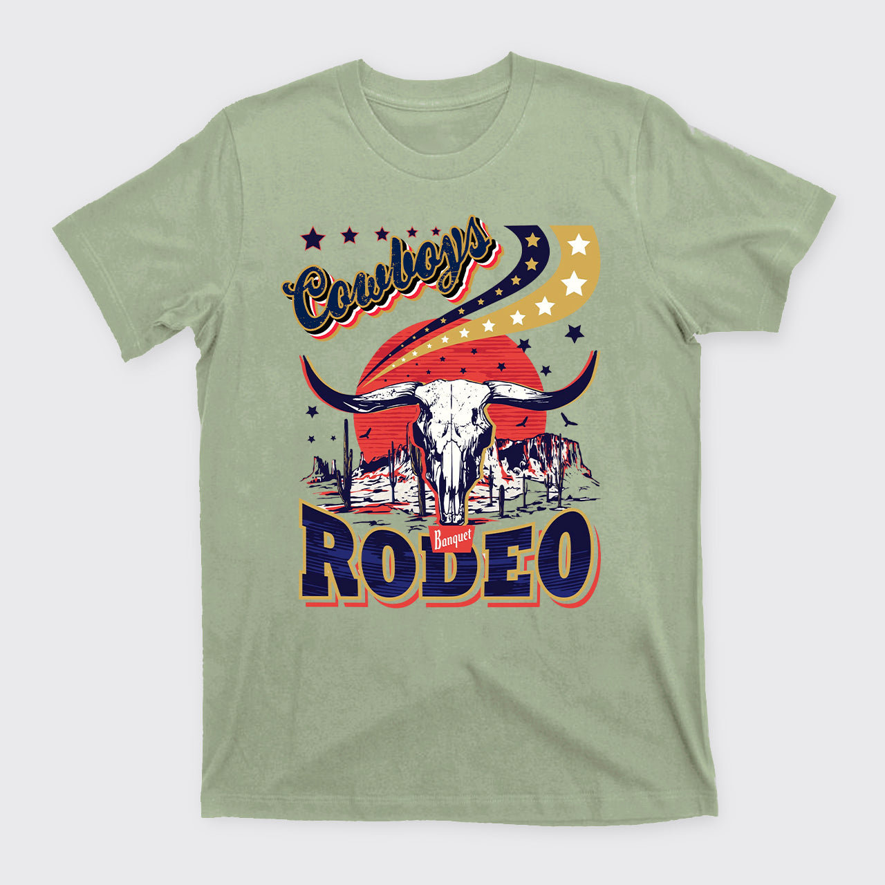 Cowboy Banquet Rodeo Western Country T-Shirts