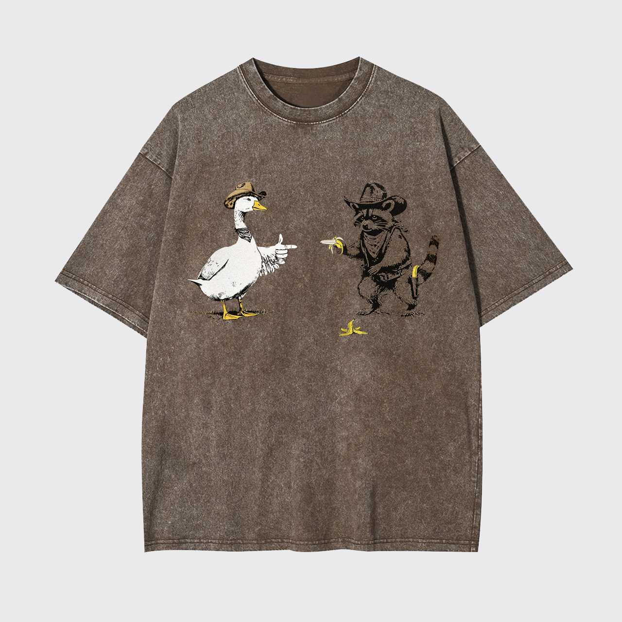 Meme Cowboy Goose Garment-dye Tees