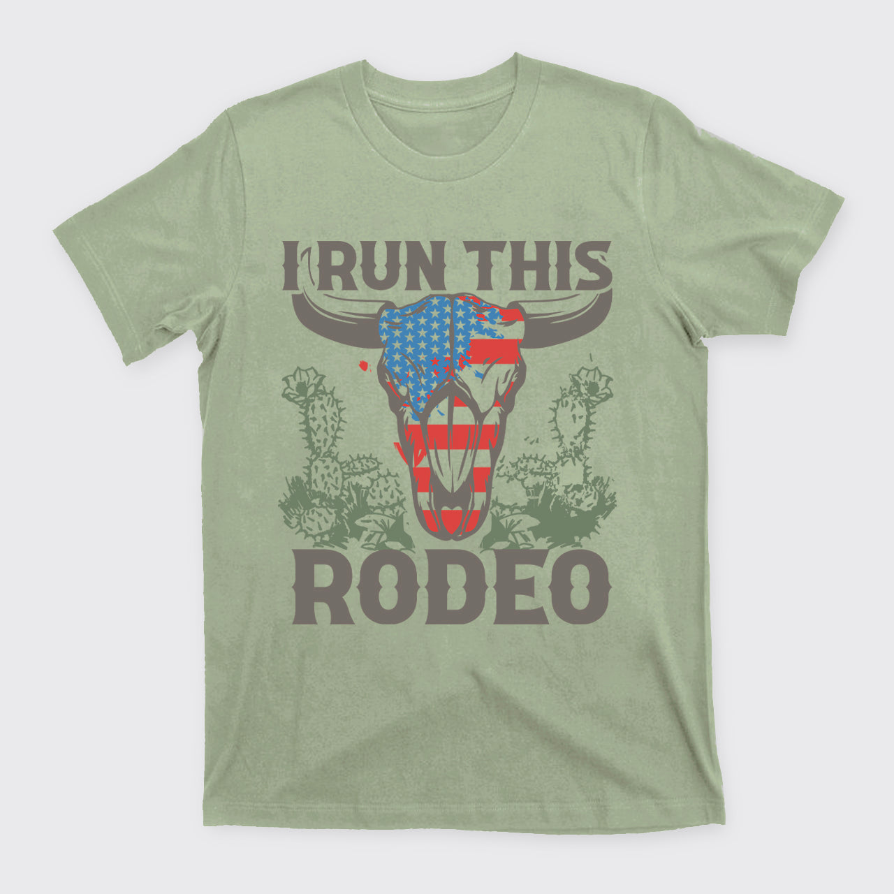 I Run This Rodeo America Cow T-Shirts